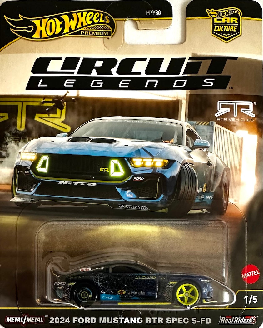 Hot Wheels Car Culture Circuit Legends Set of 6 with Chase!