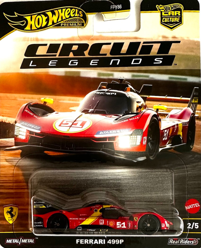 Hot Wheels Car Culture Circuit Legends Set of 6 with Chase!