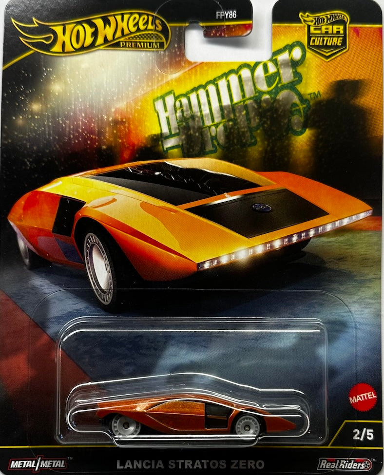 Hot Wheels Car Culture Hammer Drops - Lancia Stratos Zero