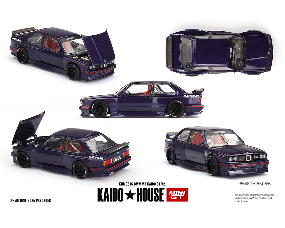 (Pre-order) Kaido House x Mini GT 1:64 BMW M3 Kaido GT V2- Purple