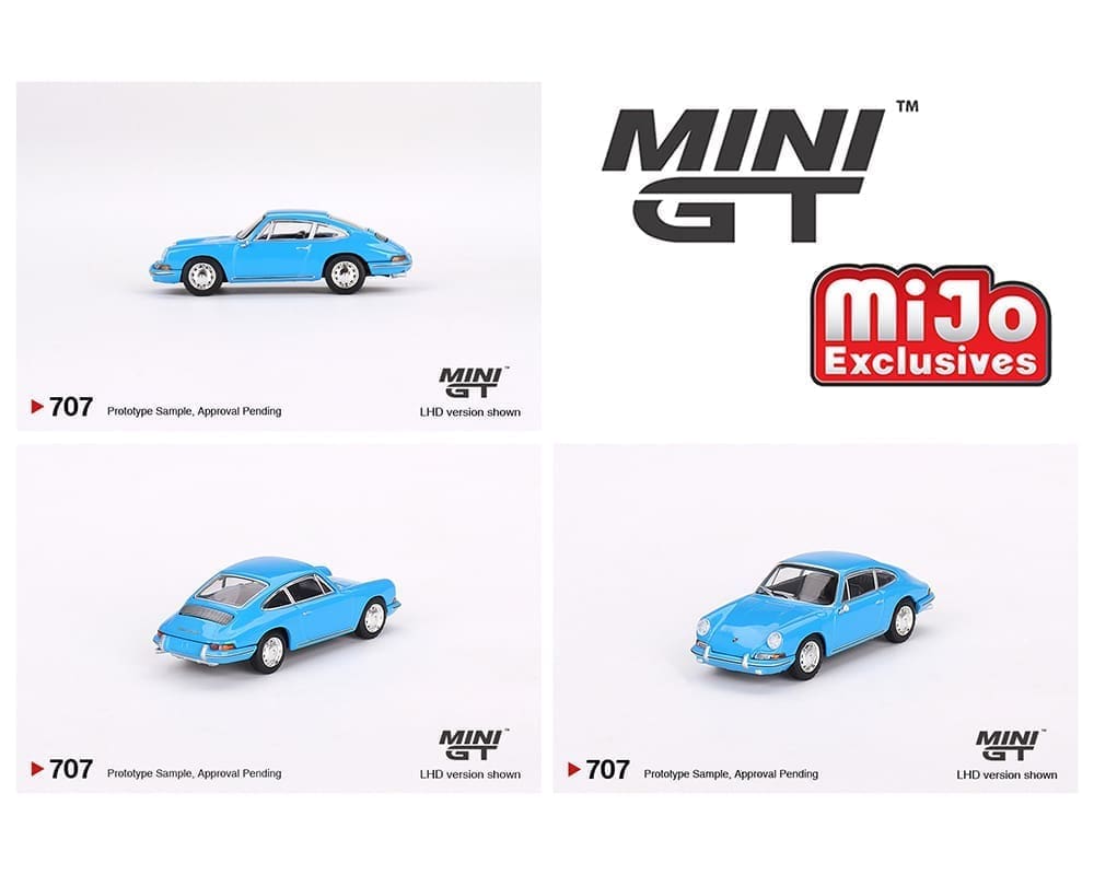 Mini GT 1:64 Porsche 901 (1963) Quickblau – MiJo Exclusives