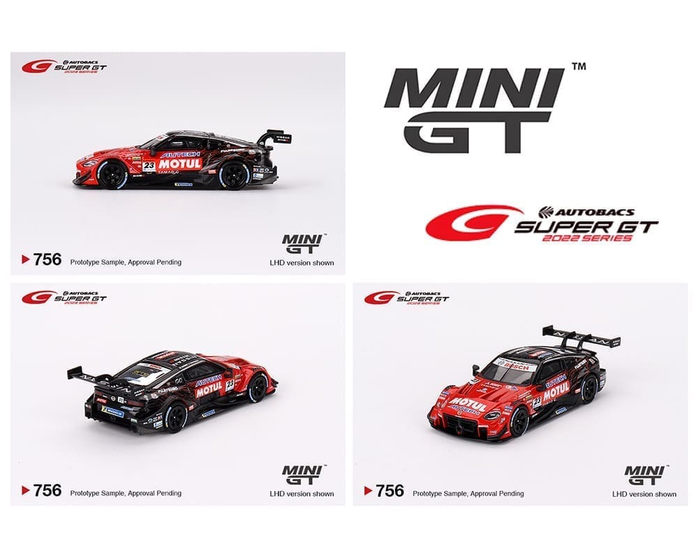 Mini GT 1:64 Super GT Series Nissan Z GT500 #23 “MOTUL AUTECH Z” NISMO 2023
