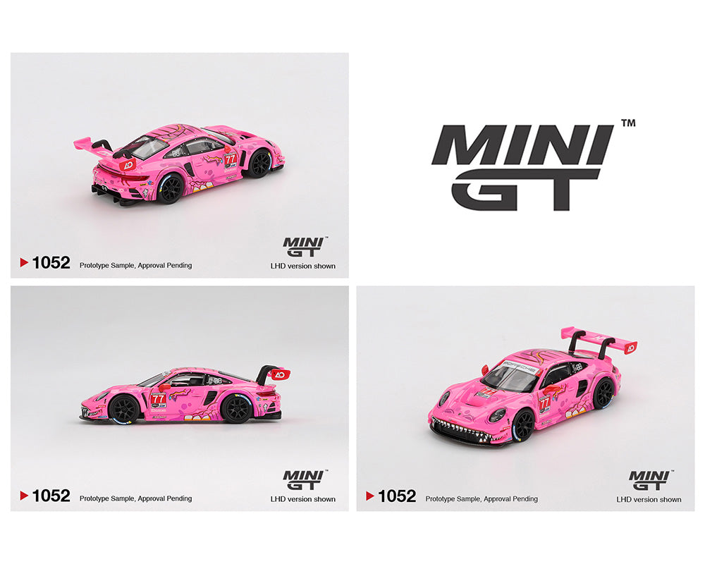 (Pre-order) Mini GT 1:64 Porsche 911 GT3 R #77 AO Racing 2024 IMSA ROAD AMERICA
