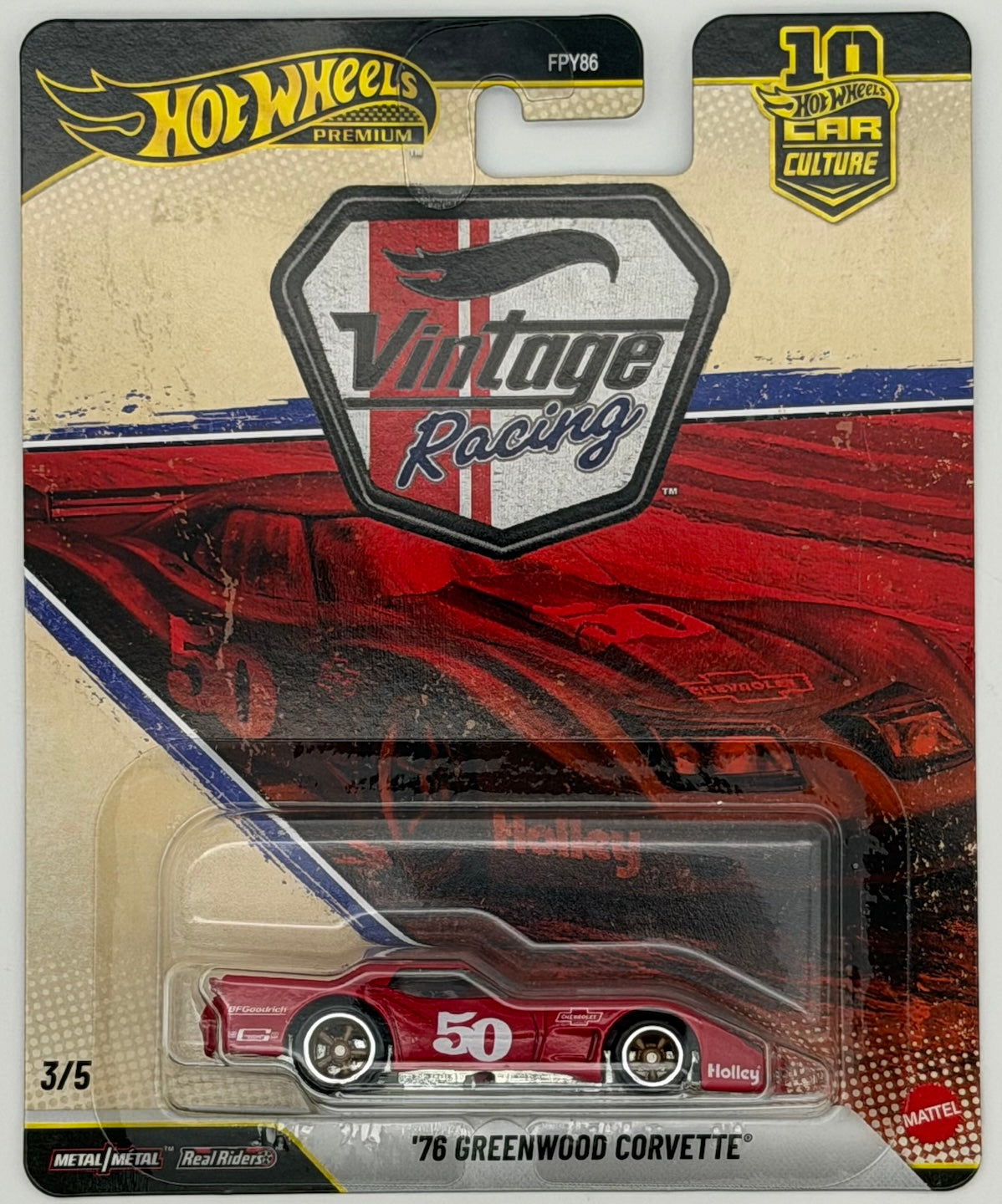 Hot Wheels 1:64 Car Culture Vintage Racing Sealed Case (FPY86-961T)