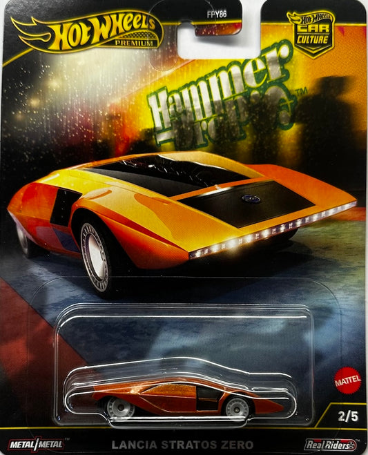 Hot Wheels Car Culture Hammer Drops - Lancia Stratos Zero