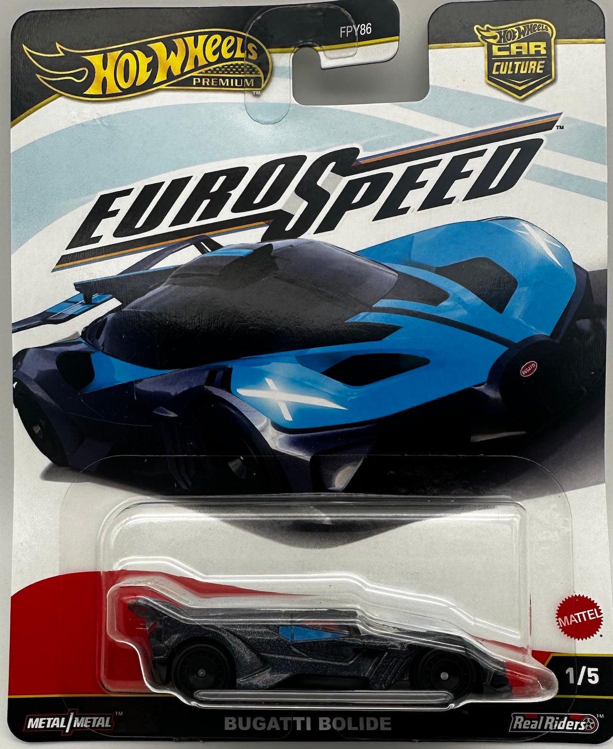 Hot Wheels 1:64 Car Culture Euro Speed - Bugatti Bolide