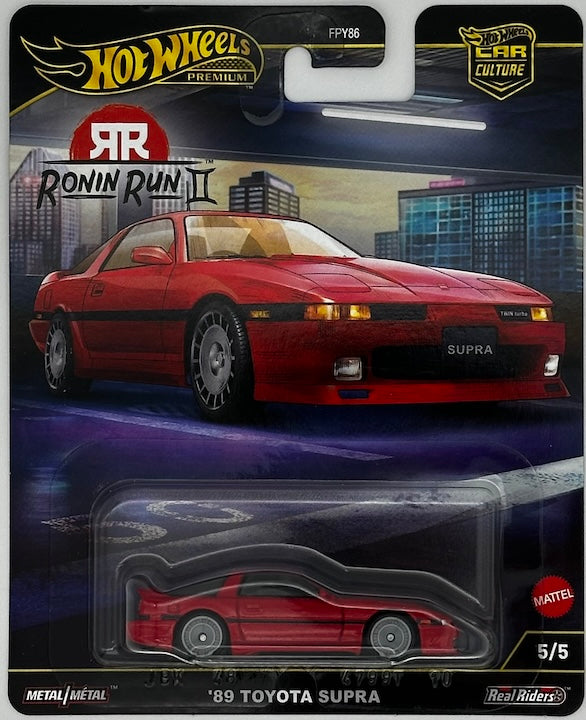 Hot Wheels 1:64 Car Culture Ronin Run II - '89 Toyota Supra