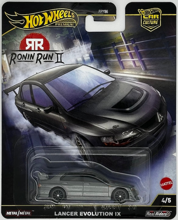 Hot Wheels 1:64 Car Culture Ronin Run II - Lancer Evolution IX