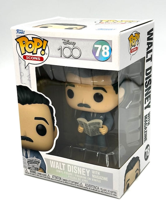 Disney - Walt Disney with Newspaper #78