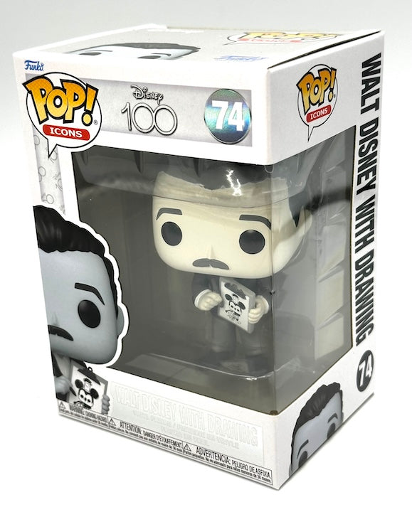 Disney - Walt Disney with Drawing #74