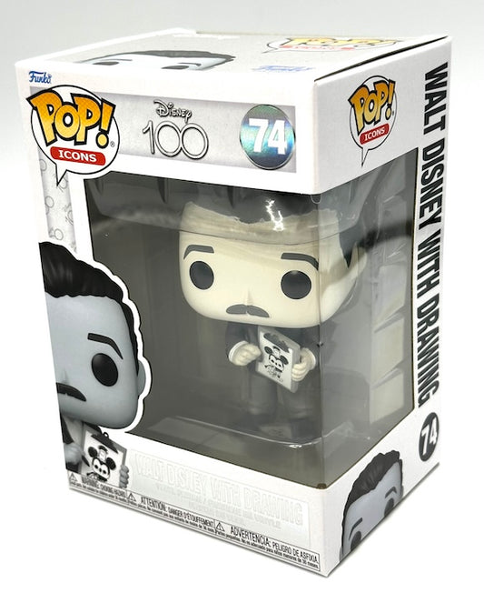 Disney - Walt Disney with Drawing #74