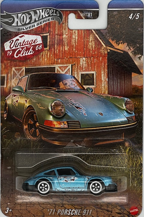 Hot Wheels 1:64 Vintage Club 1968 - '71 Porsche 911