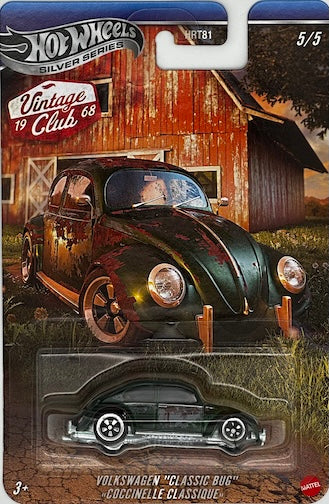 Hot Wheels 1:64 Vintage Club 1968 - Volkswagen "Classic Bug" "Coccinelle Classique"