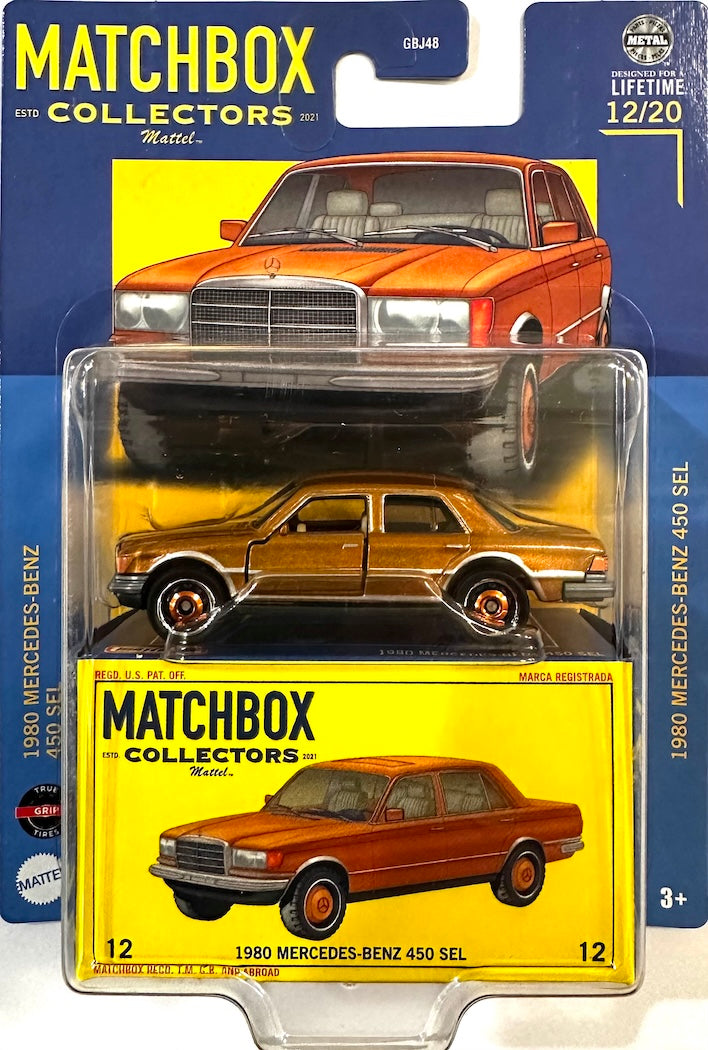 Matchbox Collector 2024 12/20 1980 Mercedes Benz 450 SEL