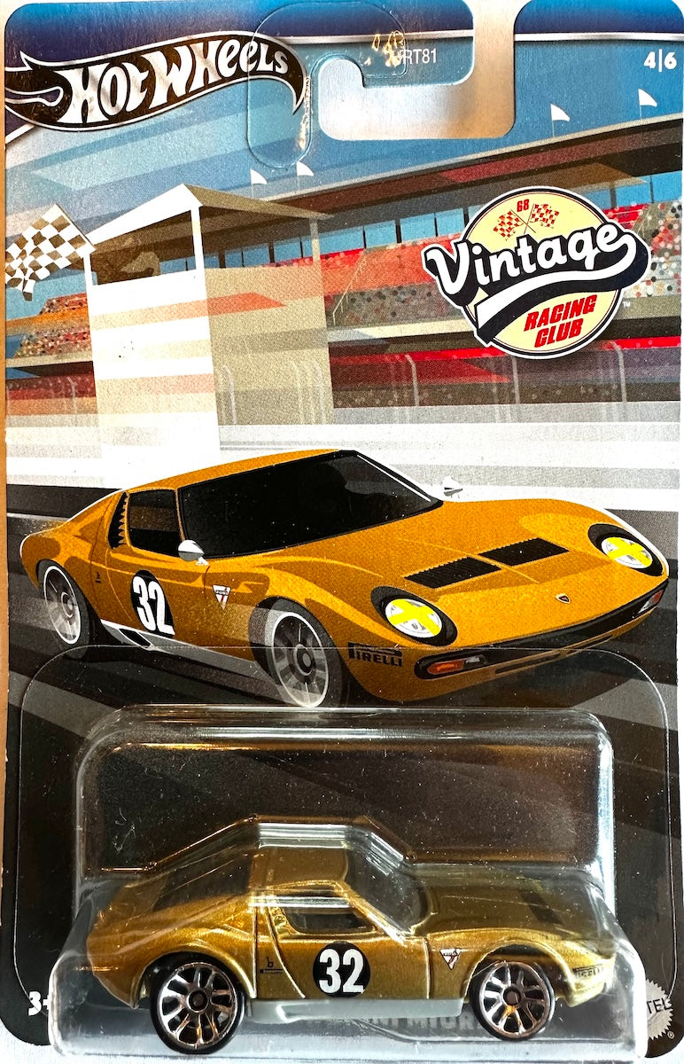 Hot Wheels Vintage Racers - 1971 Lamborghini Miura