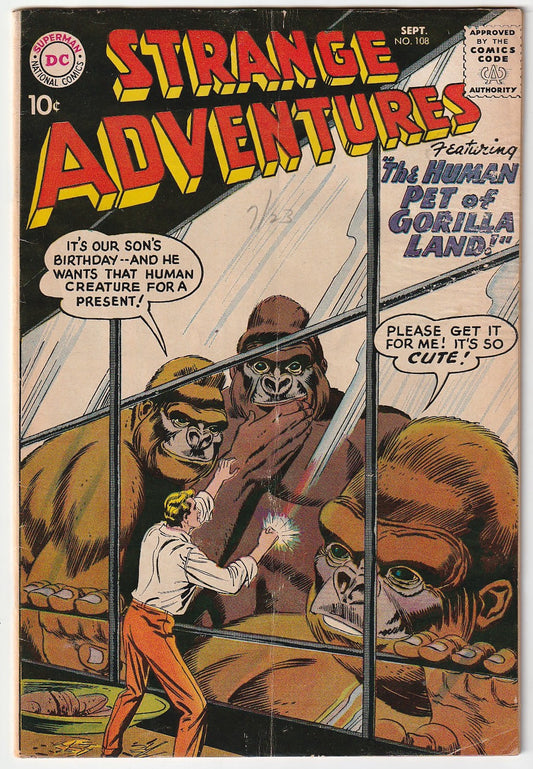 Strange Adventures #108 VG- (3.5)
